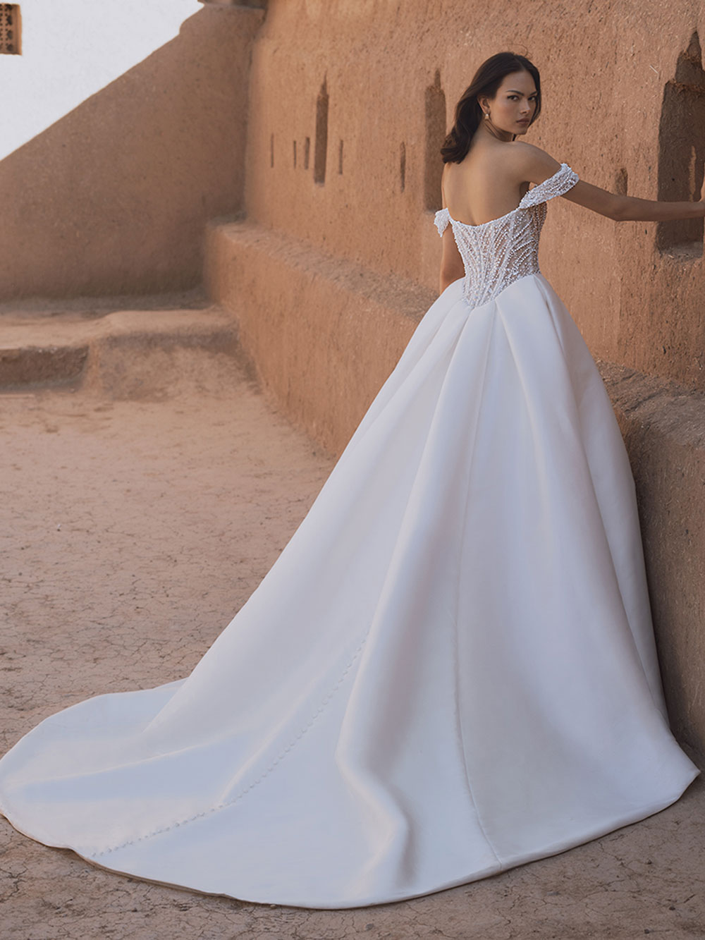 Enzoani Blue London Bridal Wedding Dress Bridal by Tamem Michael Dublin Ireland.