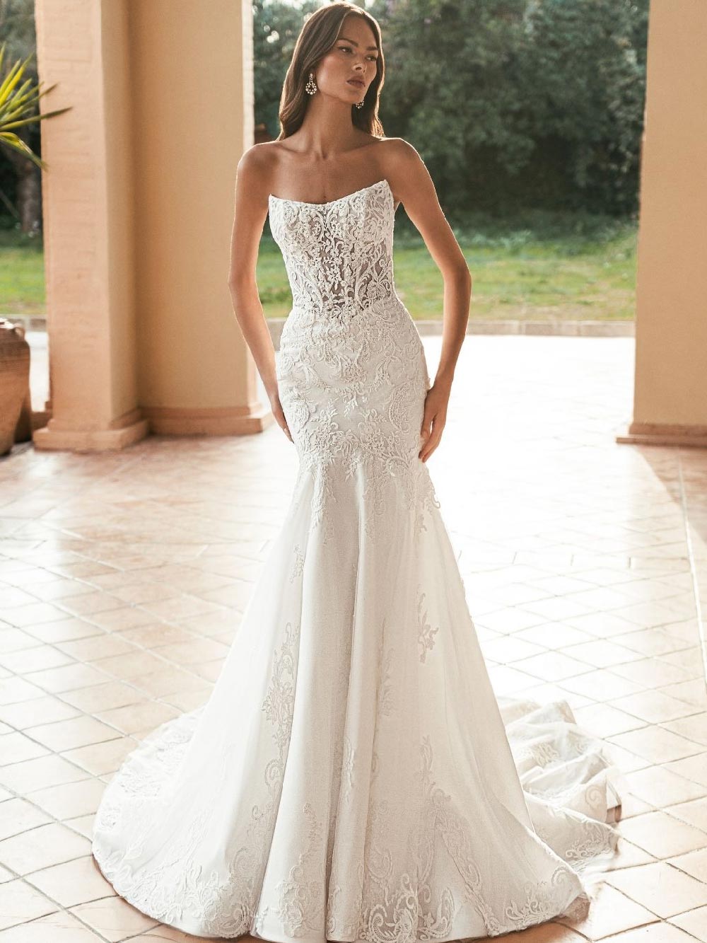 Enzoani Blue London Bridal Wedding Dress Bridal by Tamem Michael Dublin Ireland.