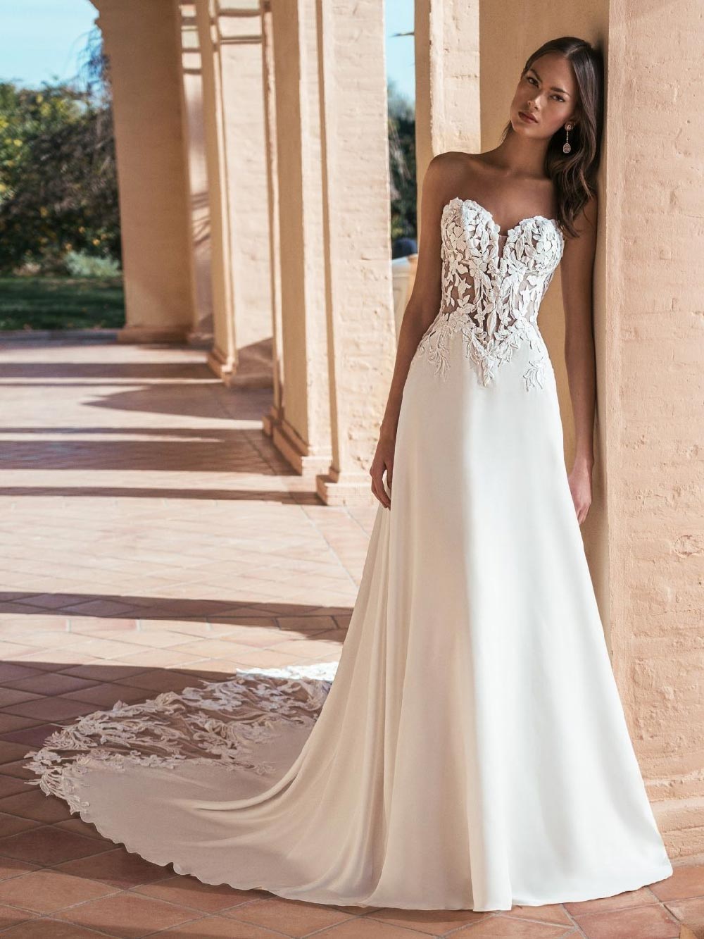 Enzoani Blue London Bridal Wedding Dress Bridal by Tamem Michael Dublin Ireland.