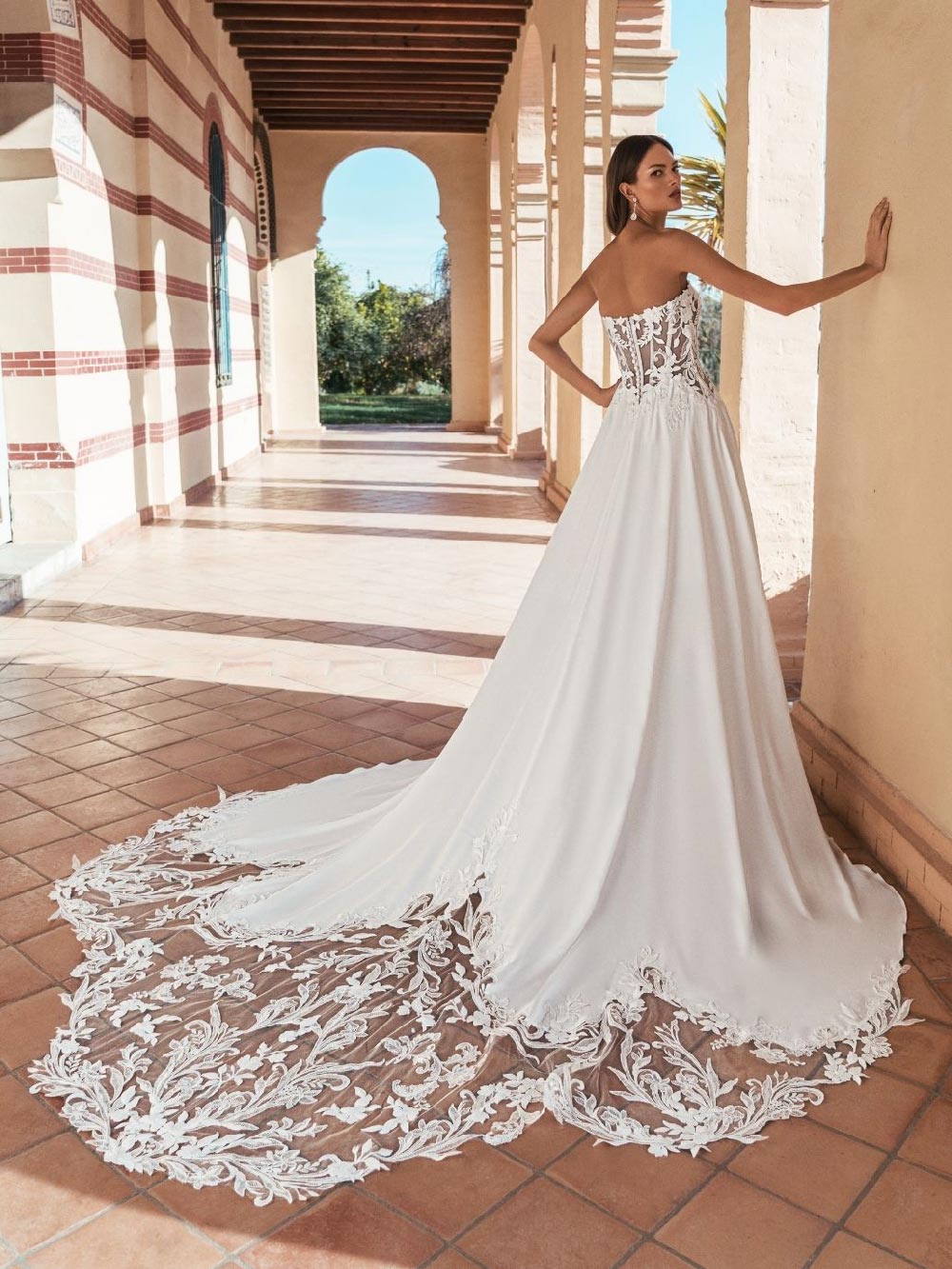 Enzoani Blue London Bridal Wedding Dress Bridal by Tamem Michael Dublin Ireland.
