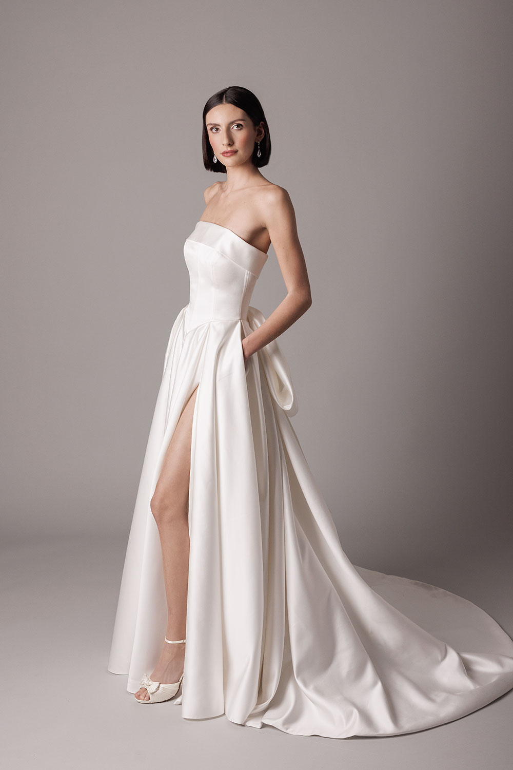 Paul Costelloe Bridal Wedding Dress Bridal by Tamem Michael Dublin Ireland.